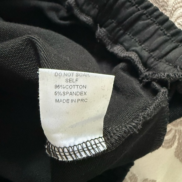 MESHKI womens black cotton joggers L - Picture 4 of 8